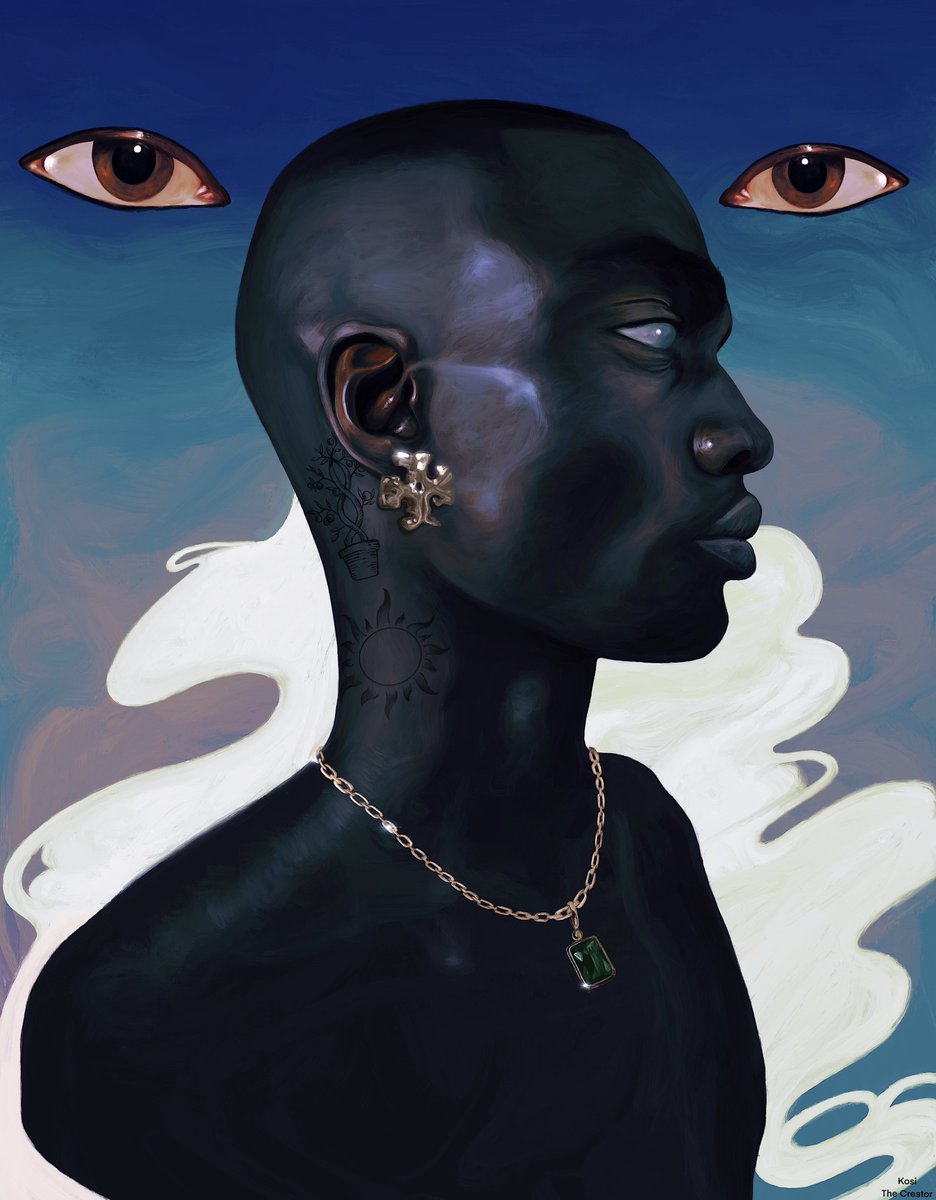 kosithecreator's tweet photo. “Teflon” 

new painting. https://t.co/LpuwSoy0FI