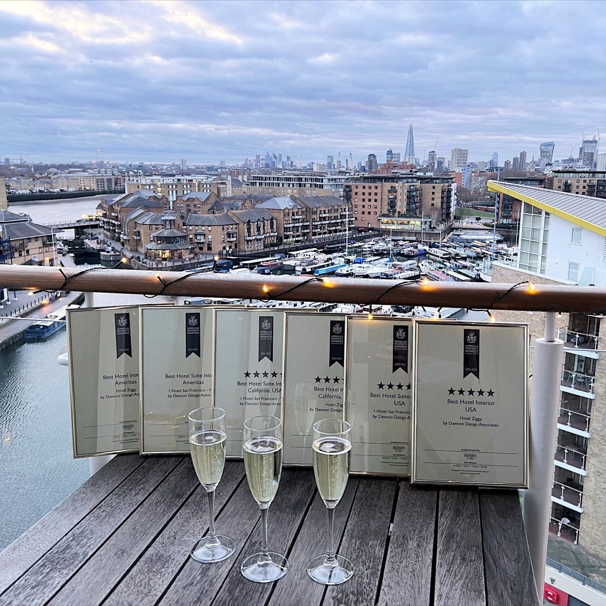 Dawson Design Assoc. (@dda__inc) on Twitter photo What a great way to start the new year! It is our pleasure to announce that <a href="/DDA__Inc/">Dawson Design Assoc.</a>'s Hotel Ziggy & 1 Hotel SF has won 6 awards at the <a href="/Property_Awards/">International Property Awards</a> ceremony last night at The Savoy Hotel in London.
Thank you <a href="/Property_Awards/">International Property Awards</a> & congratulations to all the award recipients! What a great way to start the new year! It is our pleasure to announce that <a href="/DDA__Inc/">Dawson Design Assoc.</a>'s Hotel Ziggy & 1 Hotel SF has won 6 awards at the <a href="/Property_Awards/">International Property Awards</a> ceremony last night at The Savoy Hotel in London.
Thank you <a href="/Property_Awards/">International Property Awards</a> & congratulations to all the award recipients!