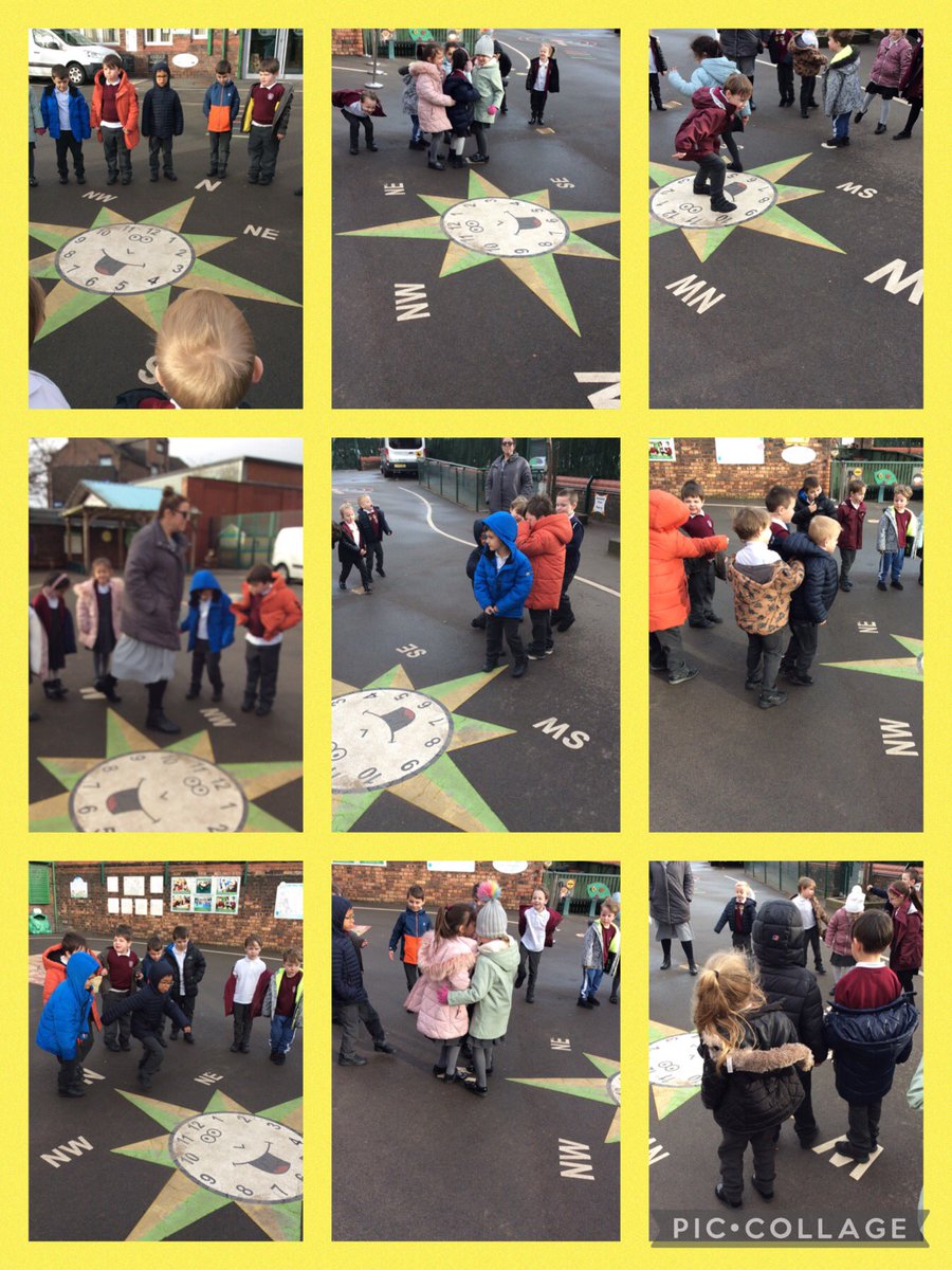 stannestanley1's tweet image. Using our playground to introduce Y1M to - North, South, East and West. #stannestanleygeography #compasspoints