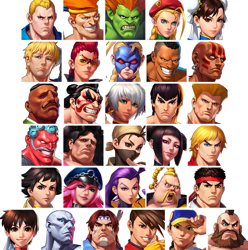 Street Fighter: Duel - Character Art