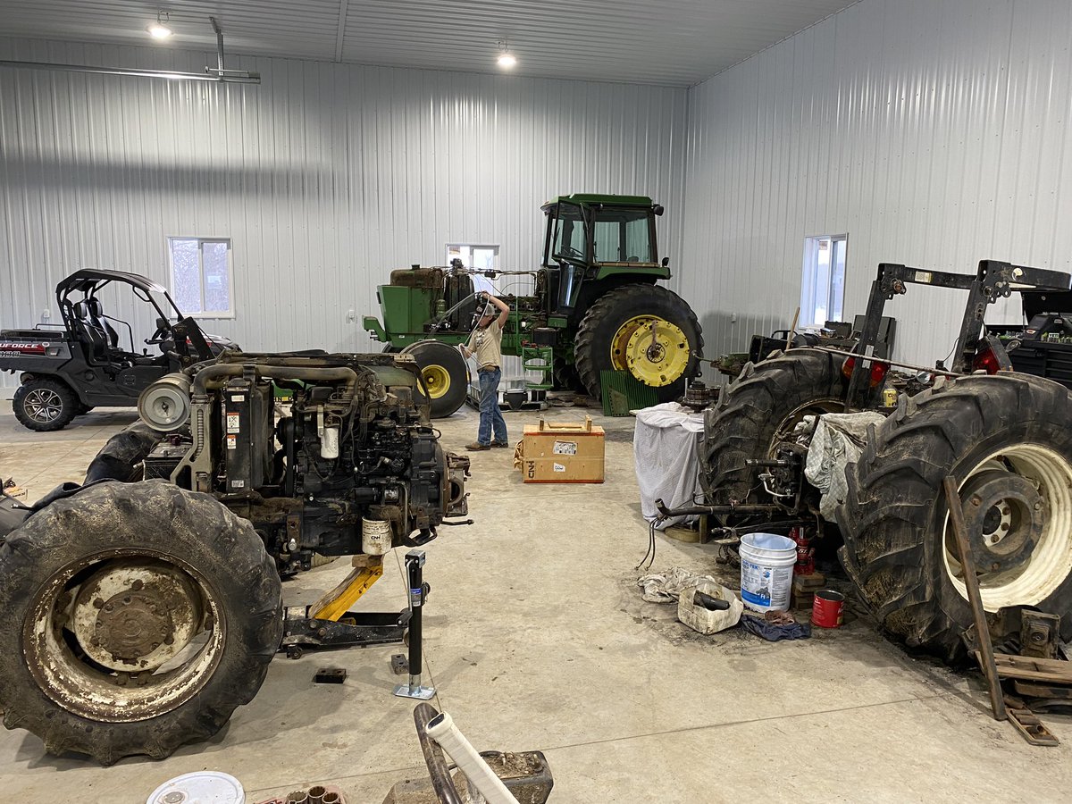 Lots happening in the shop this winter.