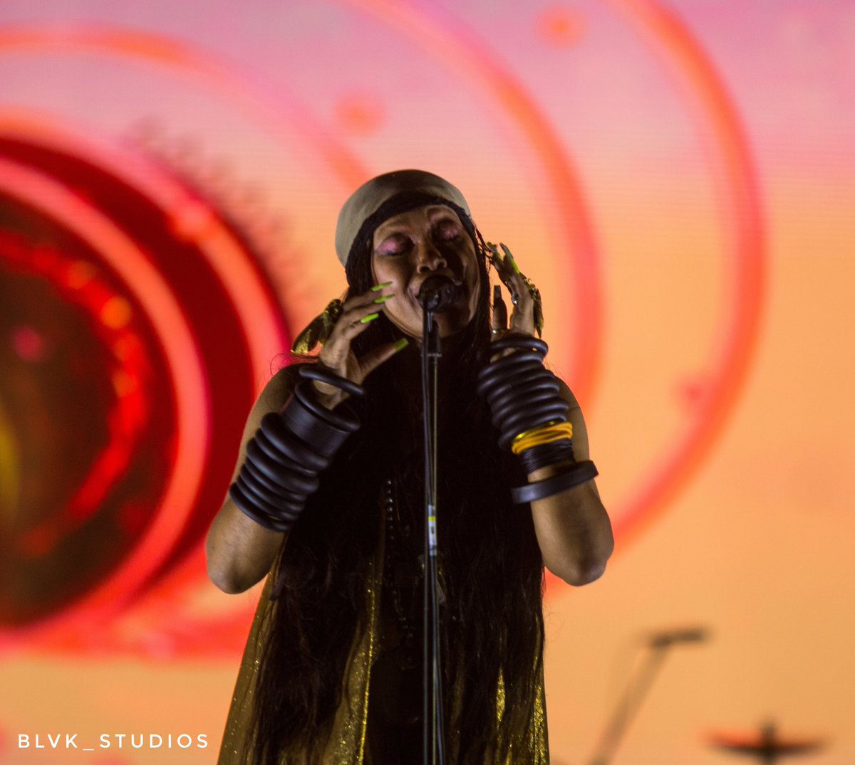 Erykah Badu at the #BlackStarLineFestival 
.
#festival #musicfestivals #musicfestival2023 #lights #stage #performance #stageperformance