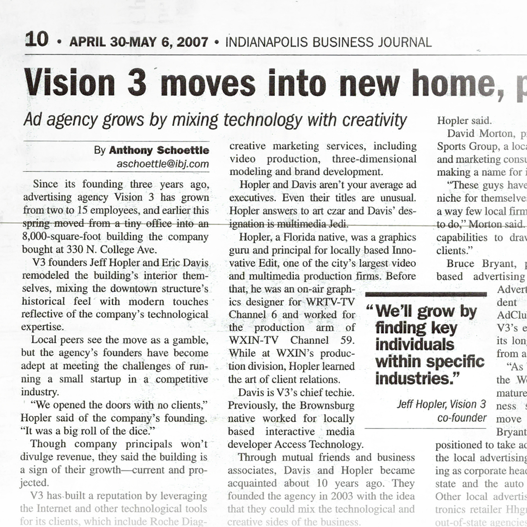 VisionThree Inc. tweet media