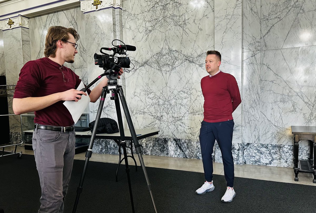 HeartNebraska's tweet photo. Thanks for stopping by to chat with us about@#WearRedDay and #LincolnheartBall, @Channel8ABC!
❤️’ing that #GoREDne on you! https://t.co/8jl3KUN0Z4