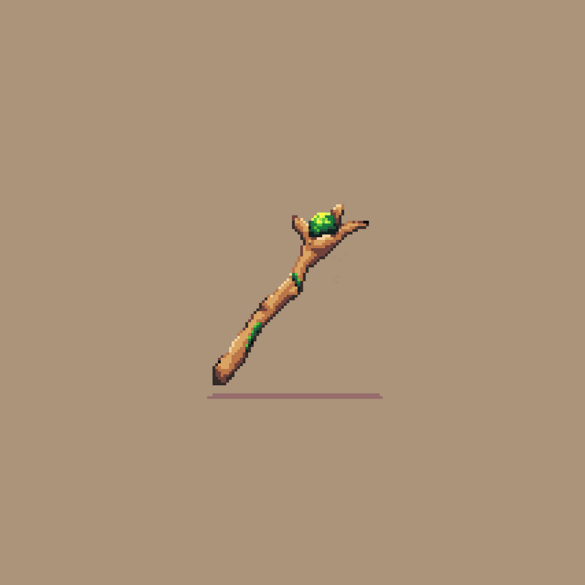 ArtDmtr's tweet photo. Magic staff 

#pixelart #ibisPaintX #digitalart #ドット絵 #magicstaff https://t.co/LHYm5QLn2o