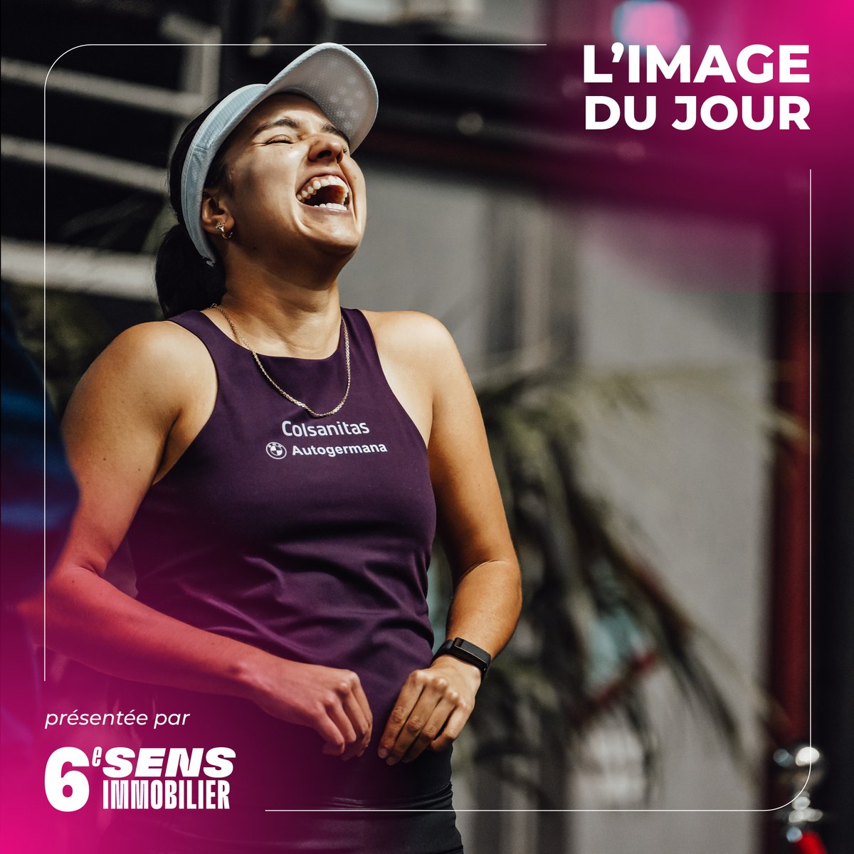 📷 L’image du jour vous est présentée par notre partenaire 6e Sens Immobilier

😁La bonne humeur communicative de Camila Osorio !

#tennis #wta #wta250