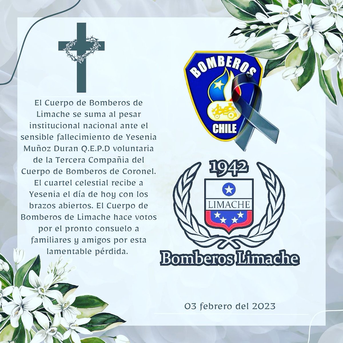 Cuerpo de Bomberos Limache tweet media