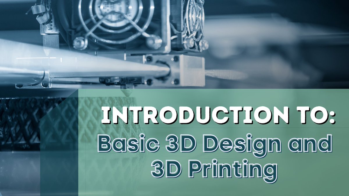 fairfaxlibrary's tweet photo. Ever wanted to learn how to design your own 3D object as a cool project. Join us at Thomas Jefferson Library on Saturday for introduction class all about making your own 3D models and learning the basics about 3D printing. Learn more: https://t.co/DUMeAZ5wxH https://t.co/B6cY3YAhYs