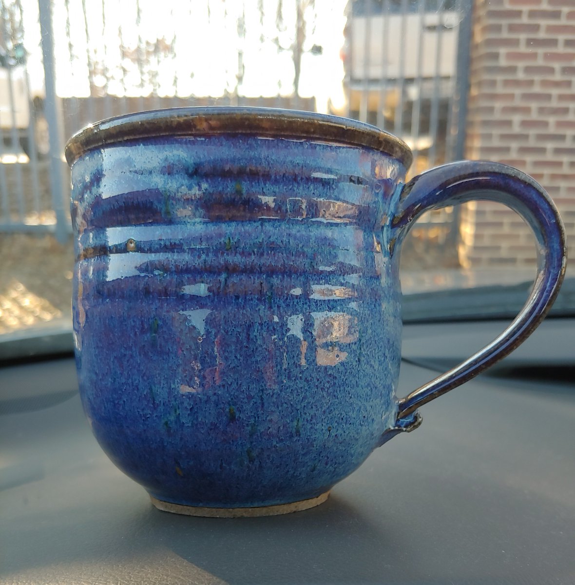 I also made a mental note to remember the effectiveness of that sentence, because boy howdy.

And here is a picture of my new handthrown mug, which is a nice 14-16 ouncer. 😍
