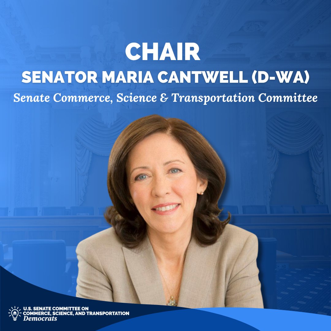 Monica Cates on Twitter "RT commercedems Chair SenatorCantwell is back leading the Senate