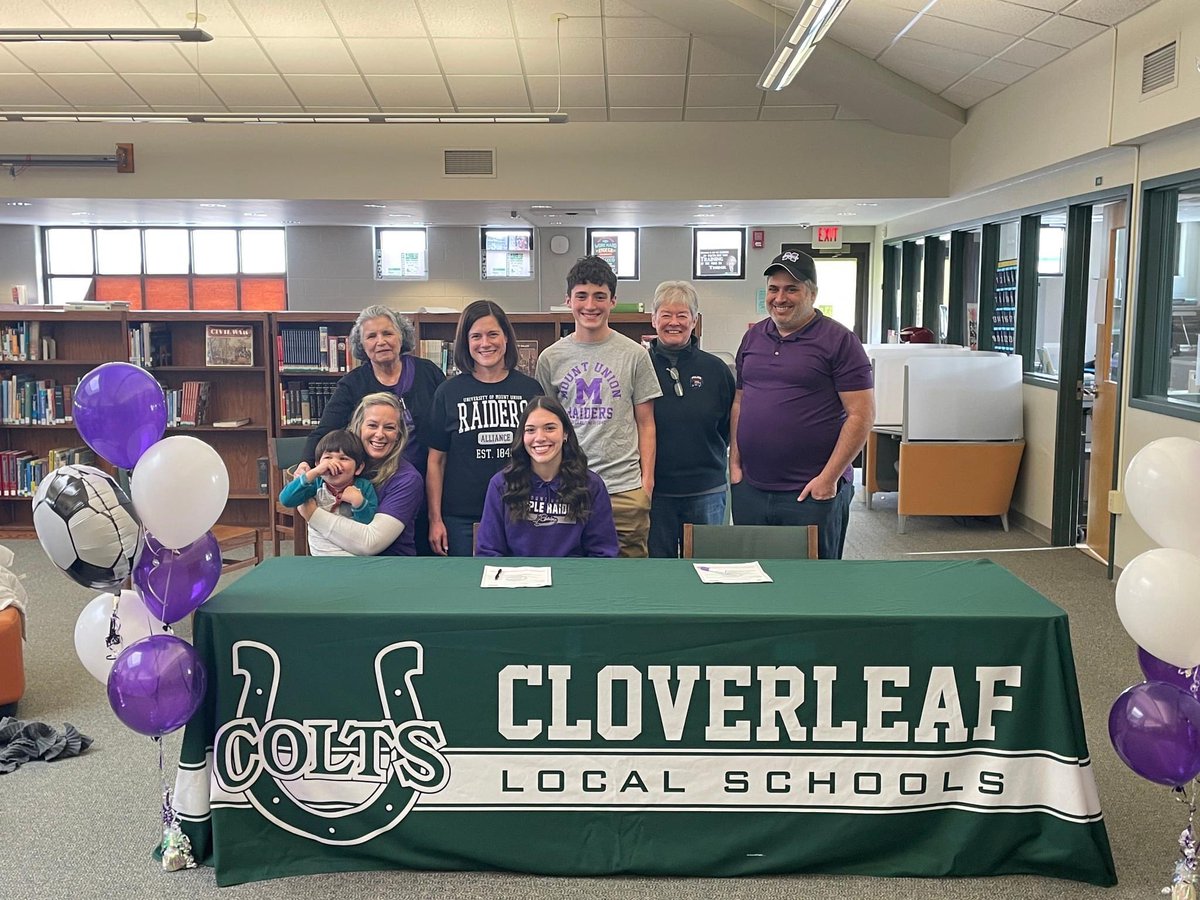 ColtsHS_soccer's tweet photo. We are so proud and excited for both Meghan Cavey and Julia Armogida who will be playing soccer next year at Mount Union! We can’t wait to see all your accomplishments! @jarmogida22 @Megsoccer4 https://t.co/Tdt6TCJouB