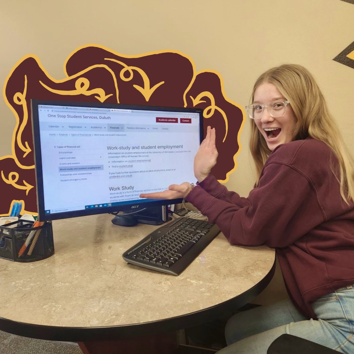 Welcome to #FinancialAidFebuary 
Today's word is Work Study! This program provides opportunities for students to find part-time employment, usually on campus. For more information, go to d.umn.edu and scroll down to the 'Employment' tab.

#umd #duluth #rolldogs