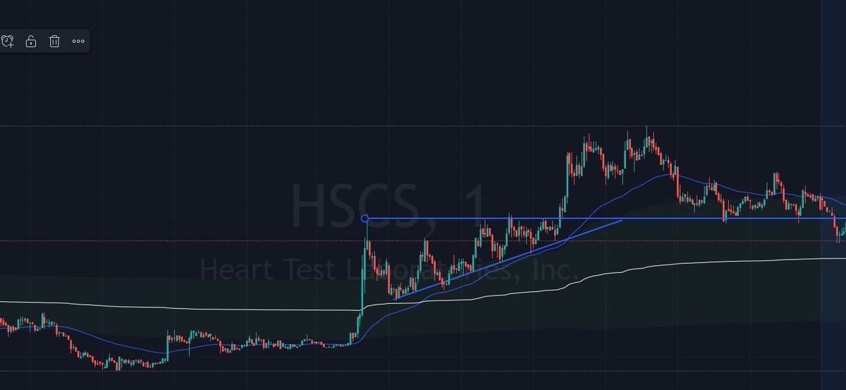thisisTrades's tweet photo. If we can get more of these long text book set ups i would trade the cheapies all day $HSCS https://t.co/KRLQPCWuHS