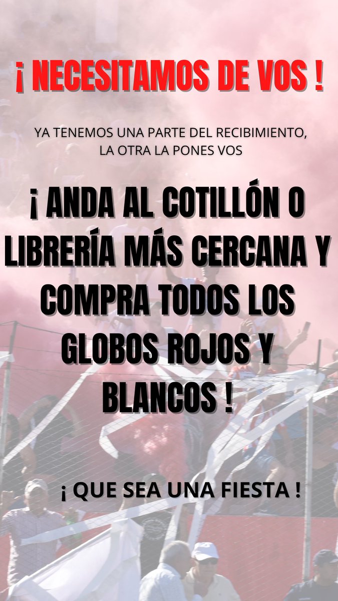 ! LA FIESTA LA HACEMOS TODOS !