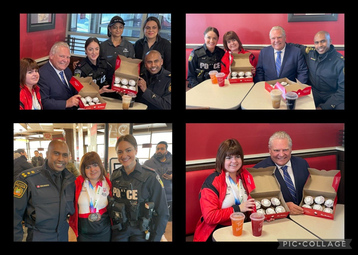 What an honour to meet our very own Special Olympian, multiple medal recipient - Kristen Domingues - my thanks to <a href="/fordnation/">Doug Ford</a>  &amp; <a href="/TimHortons/">Tim Hortons</a> for supporting <a href="/SOOntario/">Special Olympics Ontario</a> &amp; <a href="/SpecialOCanada/">Special Olympics Canada</a> Get your limited edition donut before they are gone. #ChooseToInclude