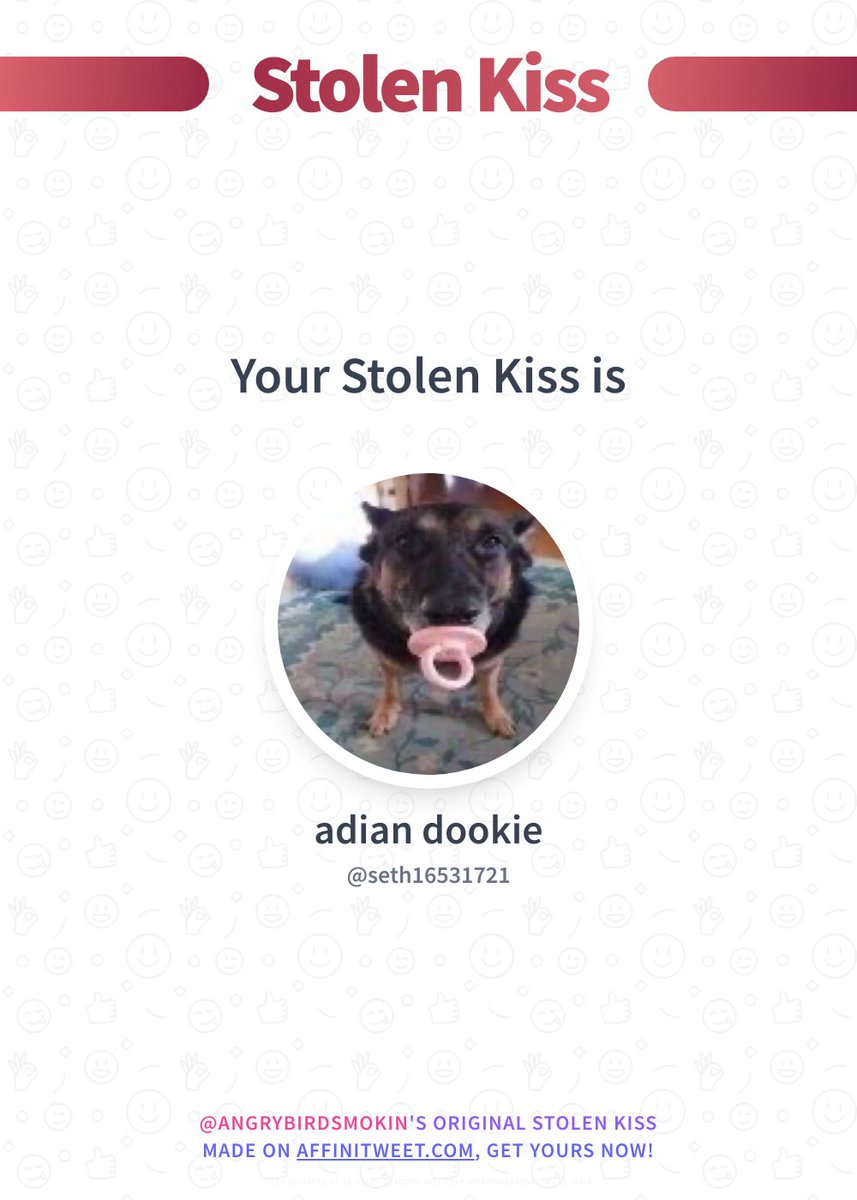 AngryBirdSmokin's tweet photo. ✨ Stolen Kiss 

seth16531721 would kiss you around the corner... 😏
And you, who would do it?

➡️ https://t.co/Y0SHFgvPkb https://t.co/QFdBzAn8SQ