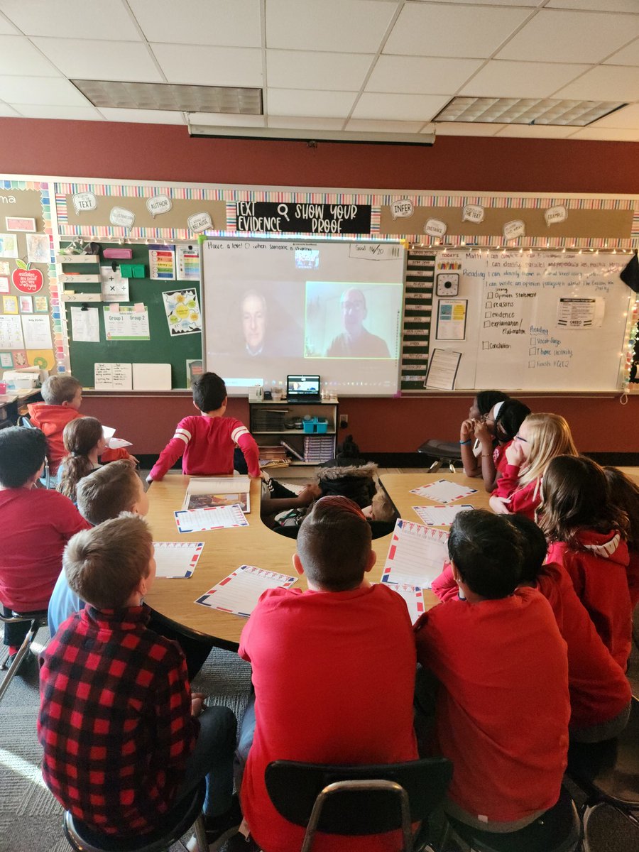 Zooming with some friends across the pond to learn about England!