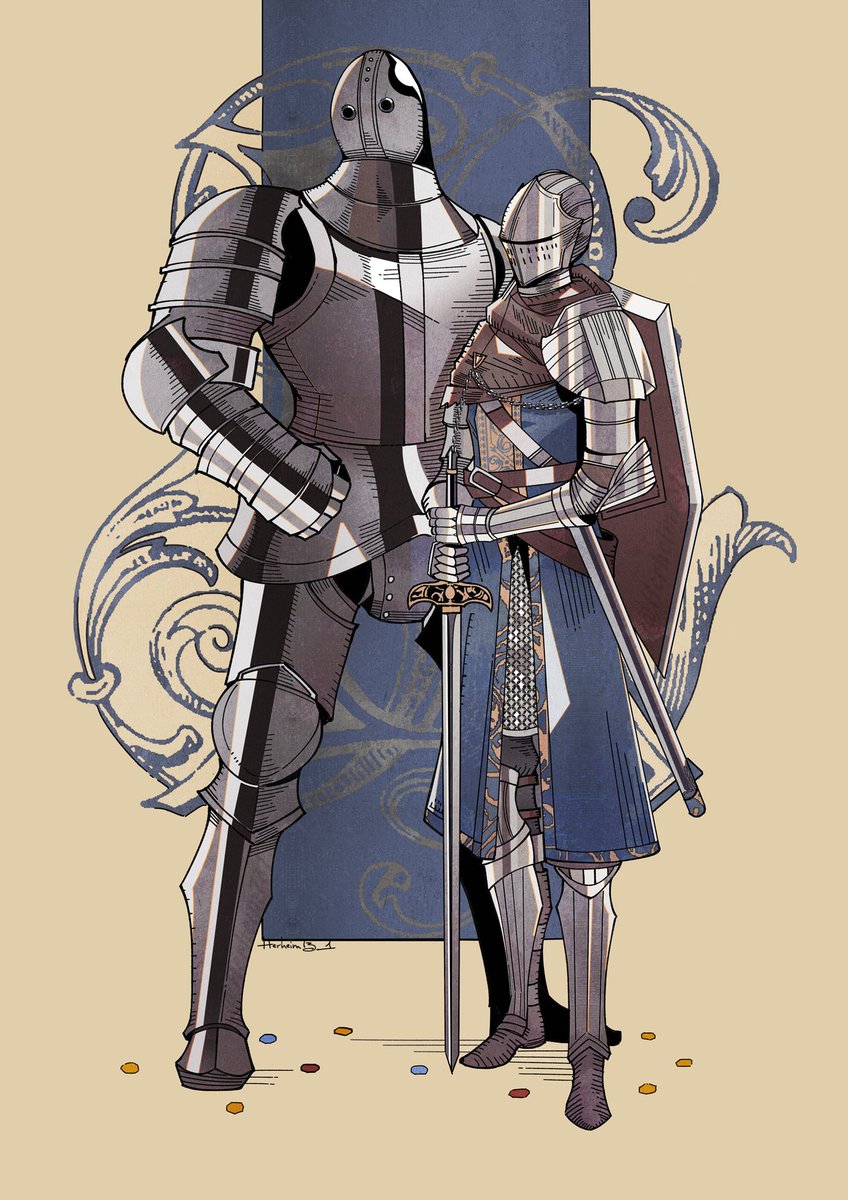 「Horace the Hushed & Anri of Astora#DarkS」|Herheim@Commissions open!/リクエスト大歓迎のイラスト