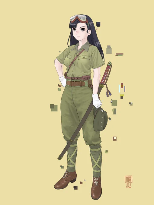 2月になってしまった…。あとは軍刀を残すのみ。 