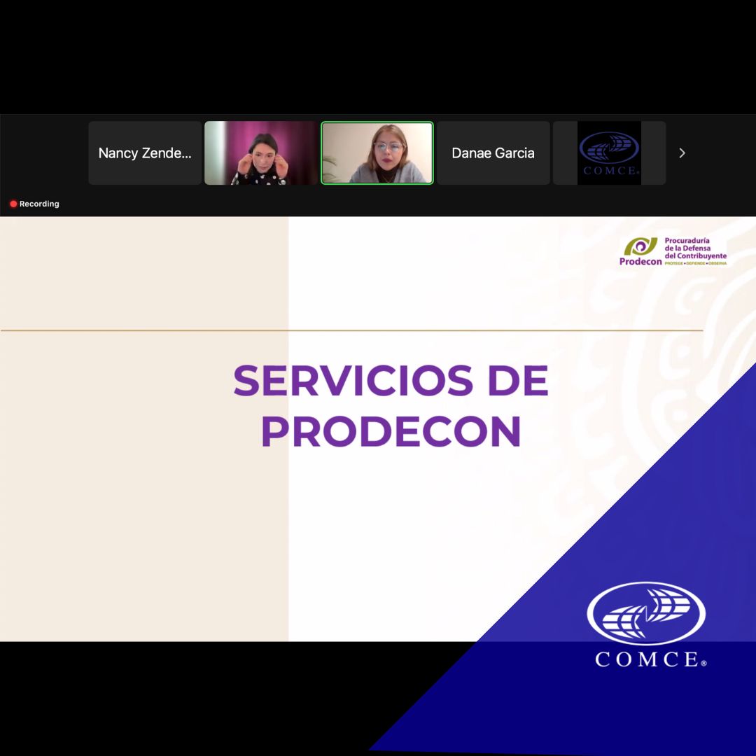 ComceMichoacan's tweet photo. Hoy llevamos a cabo el taller “Defensa del Contribuyente” con asociados del COMCE , sesión impartida por la Dra. Liz Marisol Goméz delegada Federal PRODECON Michoacán.
#SomosCOMCE
#comcemich
#PRODECON https://t.co/CcbkcKW7yP