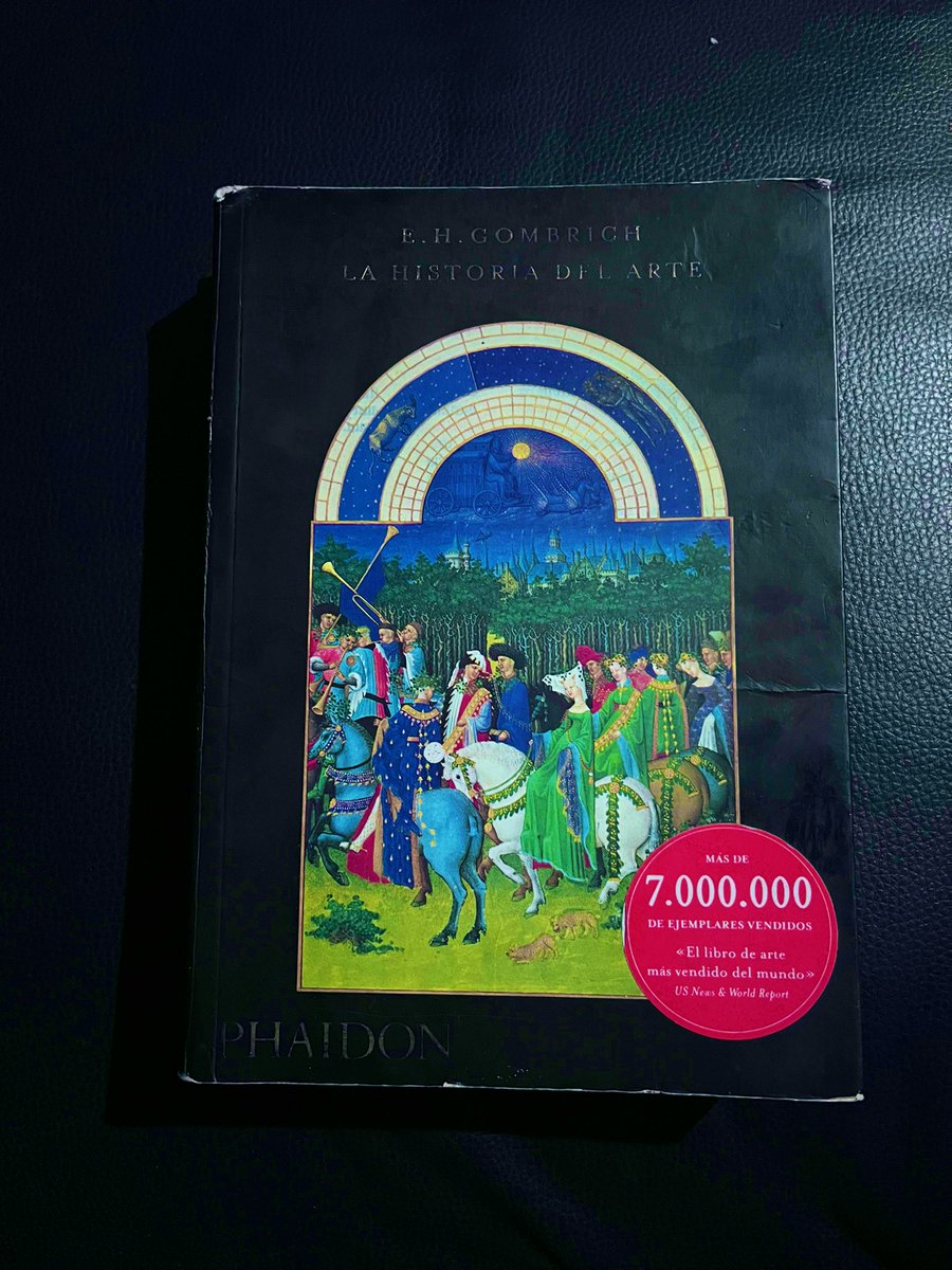 Lexabarca's tweet photo. Estoy por terminar esta obra de arte y que satisfecho me siento de todo lo que he aprendido. 

“La Historia del Arte”, de Ernst Gombrich. https://t.co/q6Npnj2btj