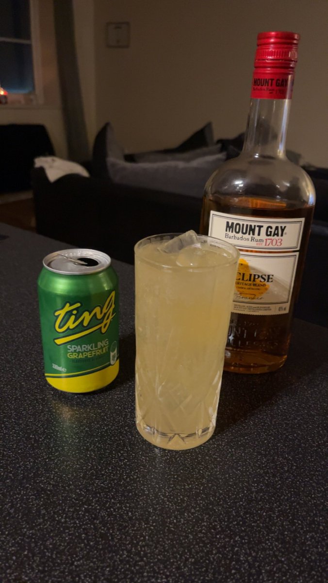 Name a more refreshing drink <a href="/mountgayrum/">Mount Gay Rum</a> #ting #refreshing  #rum #refresh #grapefruit
