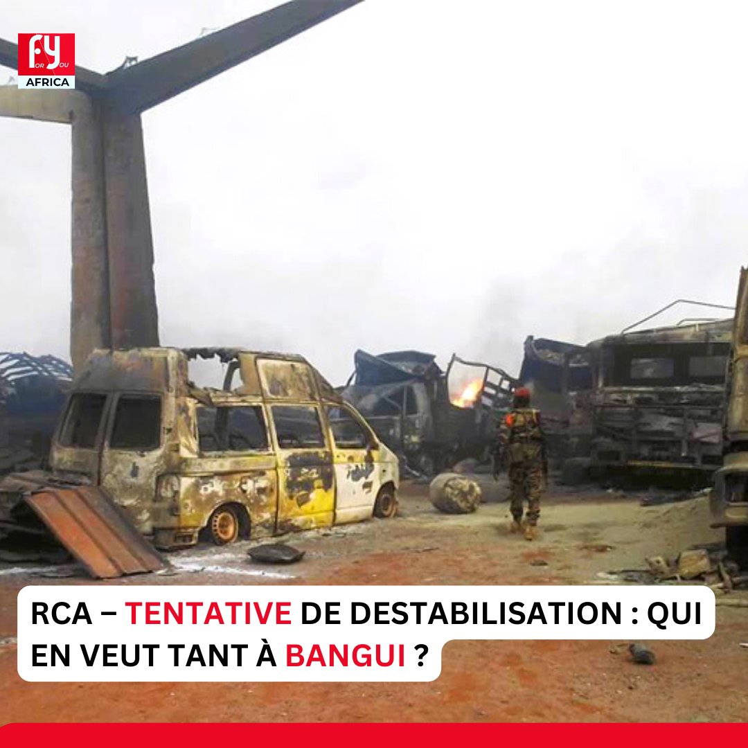 ForYou_Media's tweet photo. RCA – TENTATIVE DE DESTABILISATION : QUI EN VEUT TANT À BANGUI ?
la République Centrafricaine essuie des conspirations, des campagnes de désinformation, de destabilisation... pour plus d'infos sur ce article, visitez👉https://t.co/cGWVVoK418
#bangui #Afrique https://t.co/c0FQh7eBXg