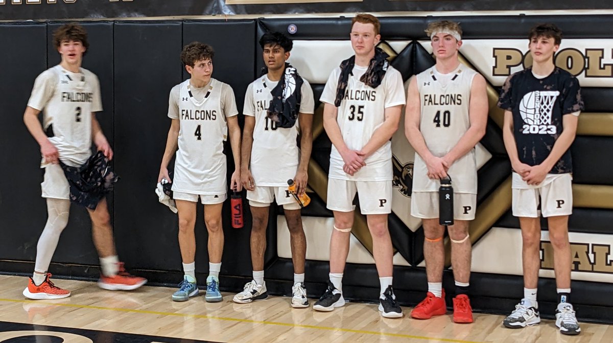 Hard fought game for our six seniors. Tough loss but proud of the effort. #gofalcons <a href="/MrCarothersPHS/">Mark A. Carothers</a>  @ASmithPHS_AP