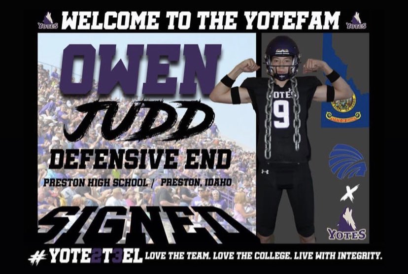 Signed‼️ Big thanks to <a href="/LandonGammell/">Landon Gammell</a> and <a href="/CoachJewell/">Chris Jewell</a> <a href="/YotesFootball/">College of Idaho Football</a>