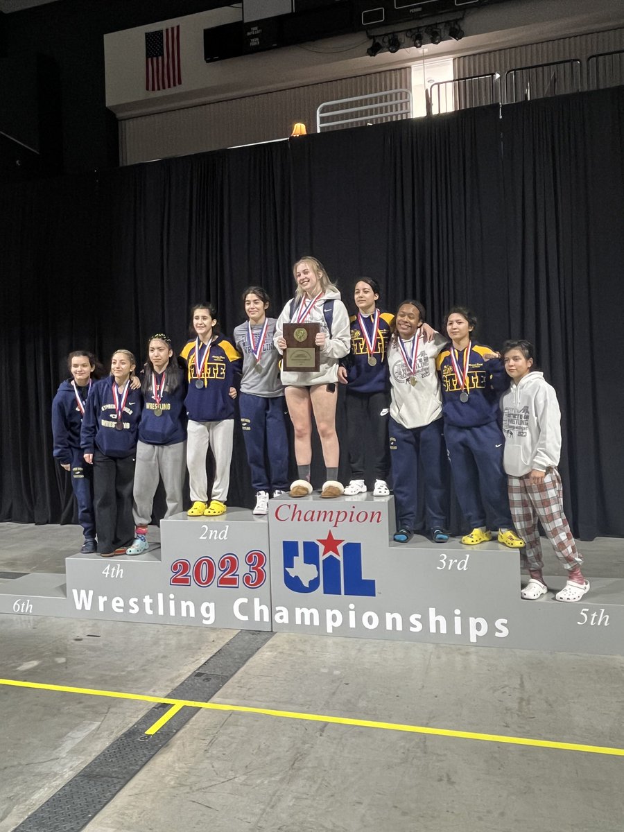 Congrats to our Girls Varsity.  They are the District 10-6A champions.  10 girls will advance to regionals next week in an attempt to defend their Regional title!!! #MWT