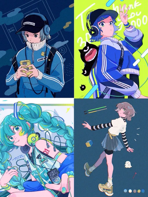 こんなイラストを描いてます。津田です。
よろしくお願いします🙏 
