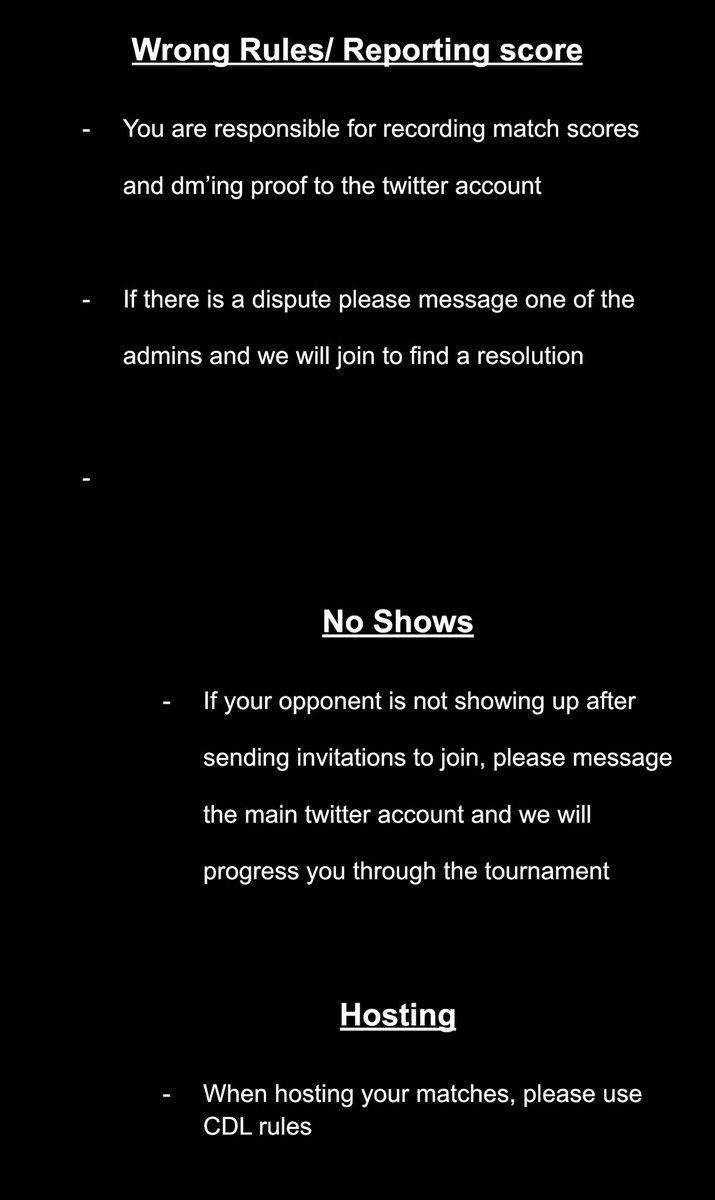 DDCTourneys's tweet photo. Rules https://t.co/tvTcOwIWXk