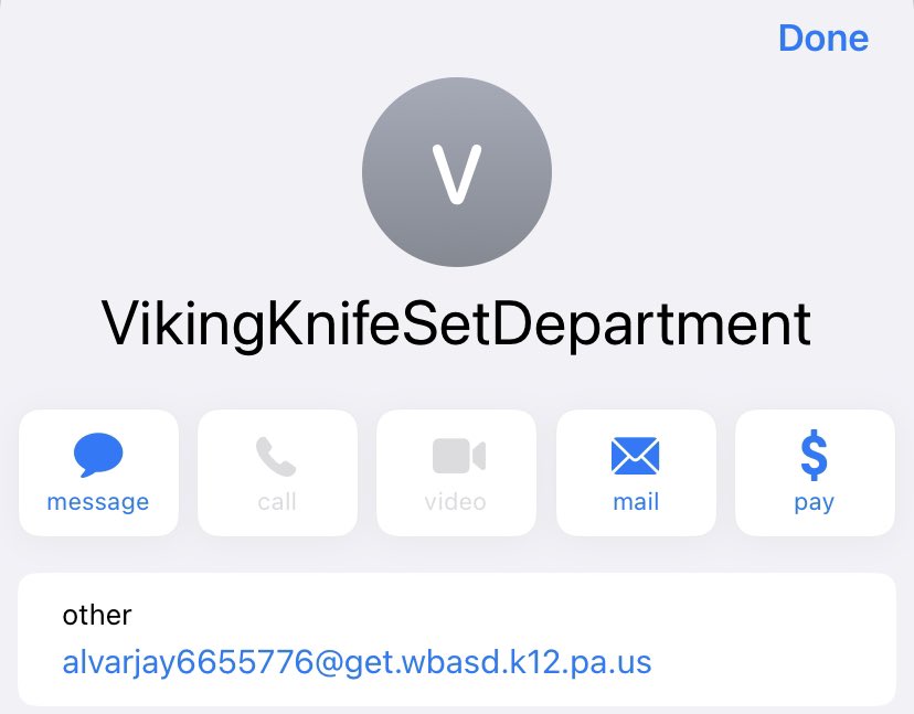 MyBeerAdventure's tweet photo. Gosh, I’m loving the scammers these days.

Can’t wait to claim my Viking Knife Set from Nordstroms.

Hopefully this person that apparently works for the Wilkes-Barre Area School District gets a commission from it.
#Nordstrom #WilkesBarreAreaSchoolDistrict  @WBASDSuper @Nordstrom https://t.co/53FWuZd498