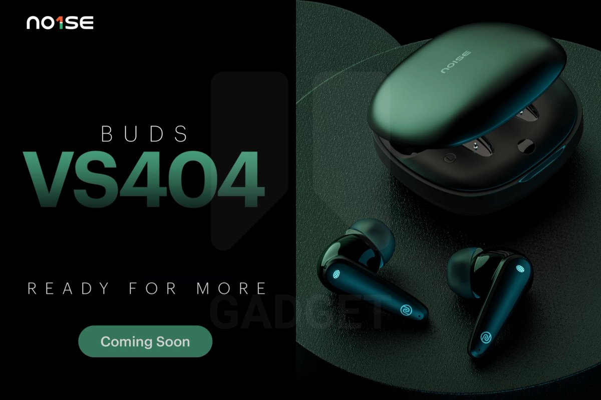 OneilyGadget's tweet image. Noise Buds VS404 is launching soon in India.
- 10mm drivers
- Up to 50hrs playtime, Instacharge
- Quad mics with ENC
- AAC support
- Frost Green, Jet Black, Snow White

#Noise #NoiseBuds #NoiseBudsVS404