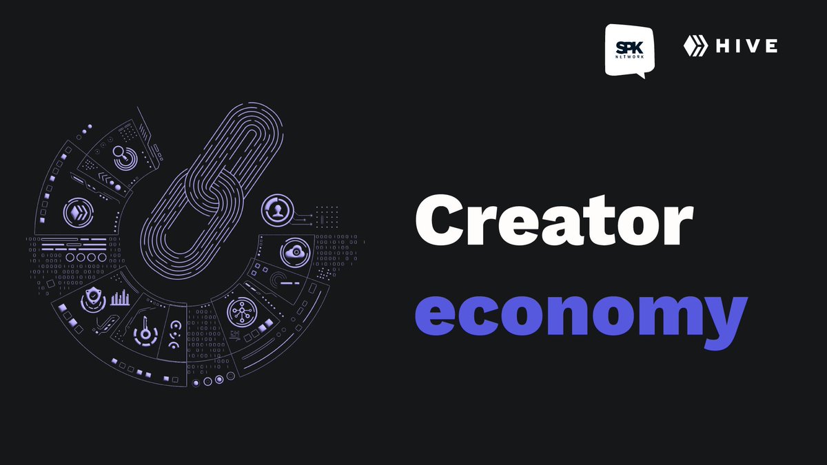 👋The creator economy is evolving through #Web3. A new version of the internet that is built on blockchain-based, censorship-resistant economies. #Blockchain #Hive