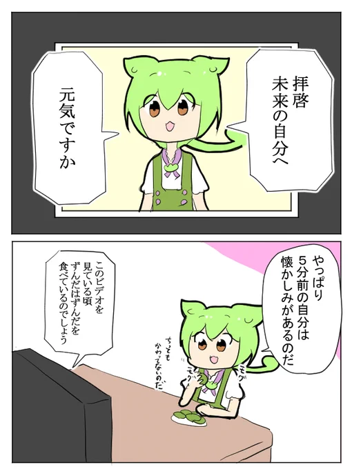 ビデオレター見るずんだもん 