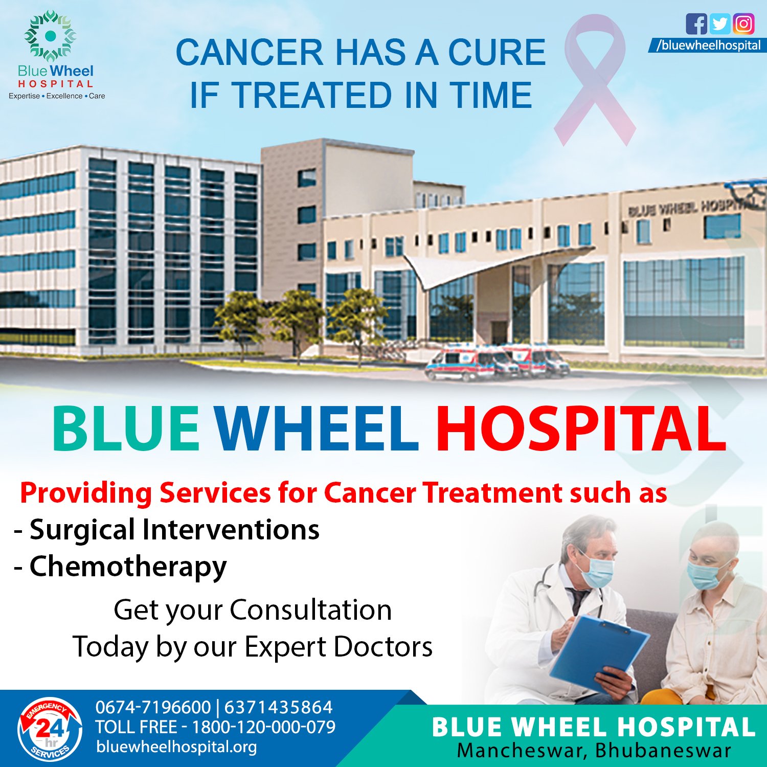 Blue Wheel Hospital on Twitter "Cancer is the uncontrolled growth of