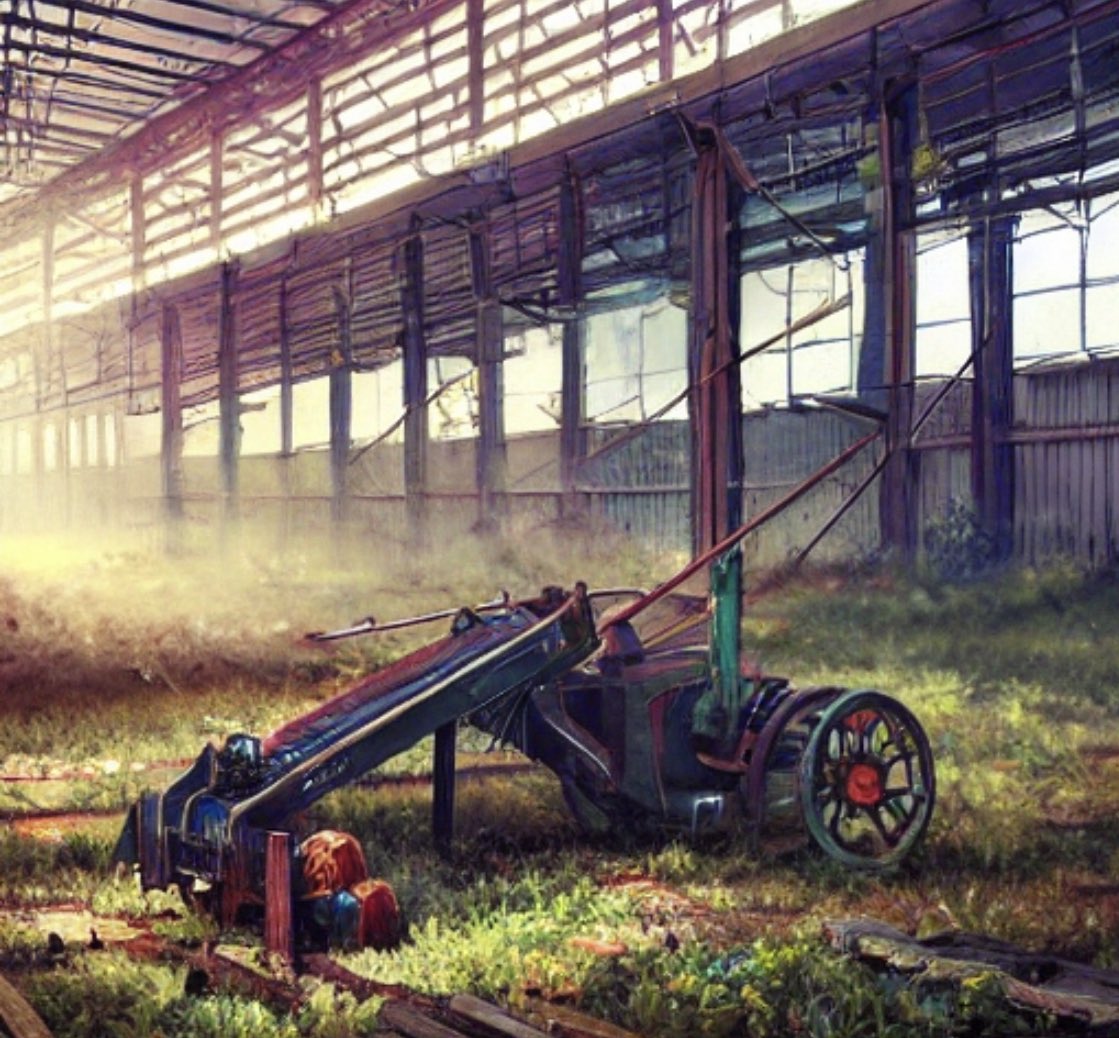One of my favorite lessons this year. Had <a href="/CITGOiaOLLE/">CITGO Innovation Academy at Olle Middle School</a> <a href="/OlleMightyOwls/">Olle Middle CITGO Innovation Academy</a> students “futurize” the scene of agricultural inventions from the Industrialization Era by using a descriptive writing piece about the invention to input as text to create AI images. Here a few samples: 🤯