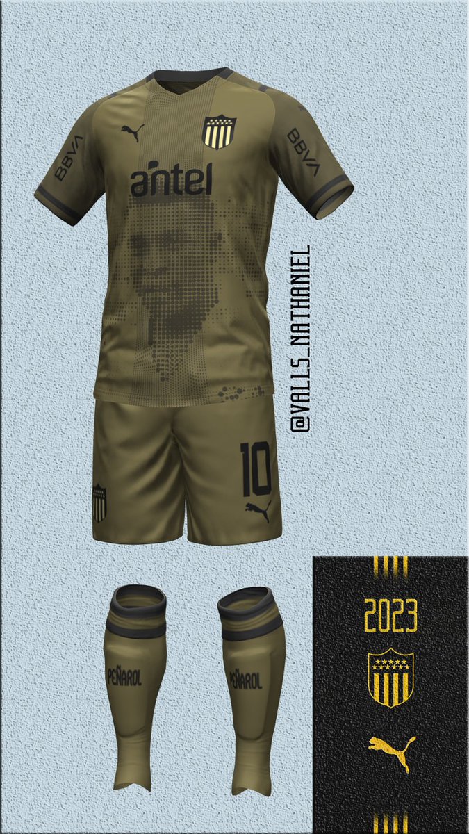 valls_nathaniel's tweet photo. Nueva indumentaria 
@OficialCAP
 2023😏
#PEÑAROL2023 #PEÑAROL #CASACAS #CASACAS2023 #INDUMENTARIADEPORTIVA #DISEÑO 
3era en Tributo a Pelé https://t.co/l7W0VwI5ww