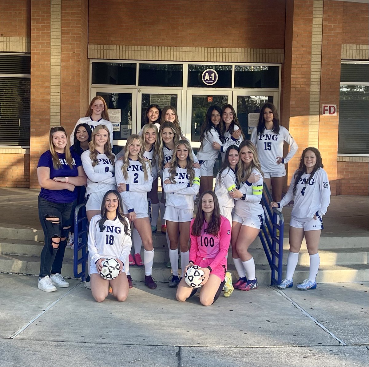 PNGgirlssoccer's tweet photo. Decisive 7-0 win tonight vs Crosby and JV won 4-0. We are seeing improvement and are excited about the future. #getbetter #bigdreams https://t.co/zJdyAJN0nj