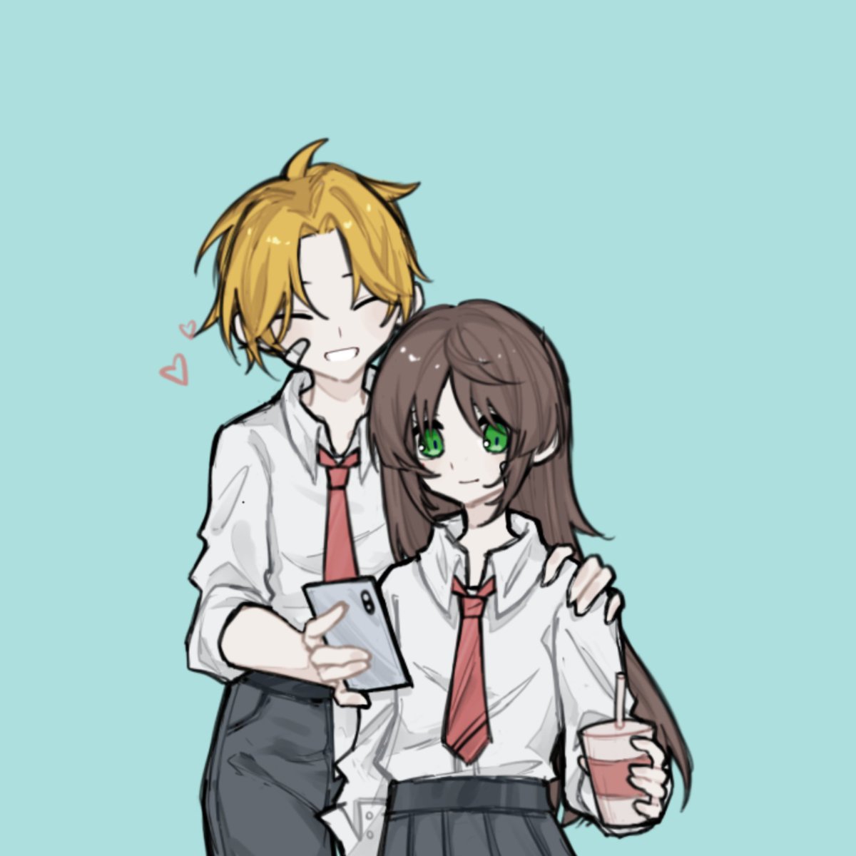kamiblue's tweet photo. No podré dibujar pero si puedo hacer esto para motivarme 💖 https://t.co/lQn4KU79Lu