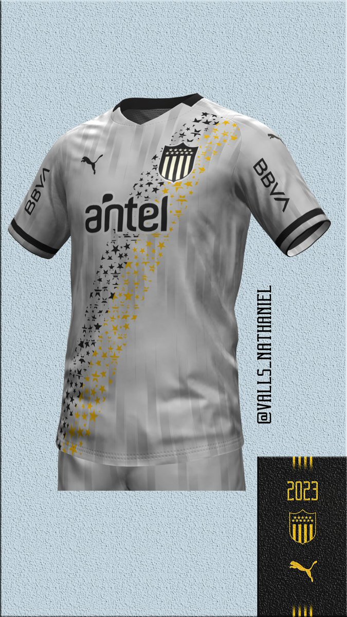 valls_nathaniel's tweet photo. Nueva indumentaria 
@OficialCAP
 2023😏
#PEÑAROL2023 #PEÑAROL #CASACAS #CASACAS2023 #INDUMENTARIADEPORTIVA #DISEÑO 
AWAY https://t.co/ASuzxSeBlA