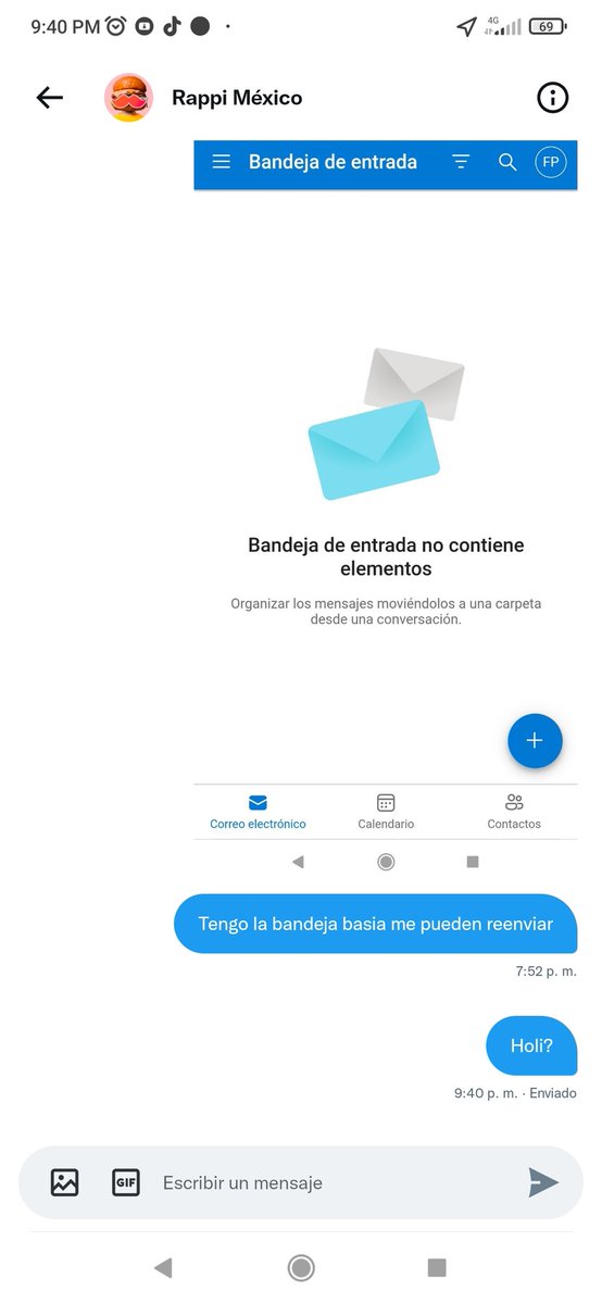 User_520's tweet photo. @RappiMexico Holi, Ya no me respondieron me ayudan ? No me llegó su correo me reenvian el correo? https://t.co/xw1GvWoBuP