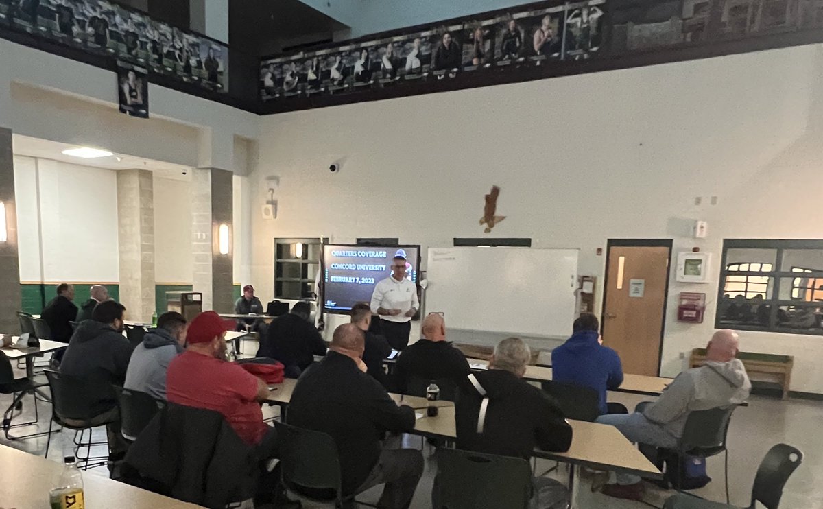 First up at the WV HS Clinic is Coach Lopez from BSN. BSN is the main sponsor of the event. Coach was sharing information about BSN and providing servicing for Al the coaches in WV.