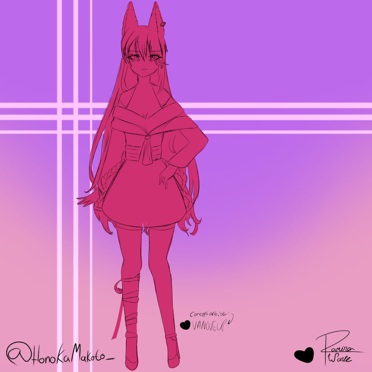vanqieur's tweet photo. Here’s my concept idea for @HonokaMakoto_ s model 🫣 

#honokart 

#VTuber #VtubersEN #vtubermodel #vtuberdesign #VTuberUprising #Vtuber素材 #VtuberDebut #vtuber https://t.co/pzUYhYBTO3