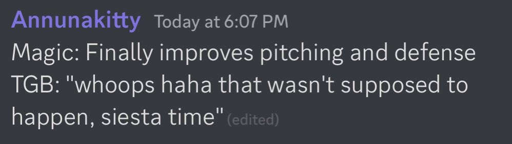 MID-ERA SIESTA BC WE’RE SCARY NOW HUH? WE SEE HOW IT IS