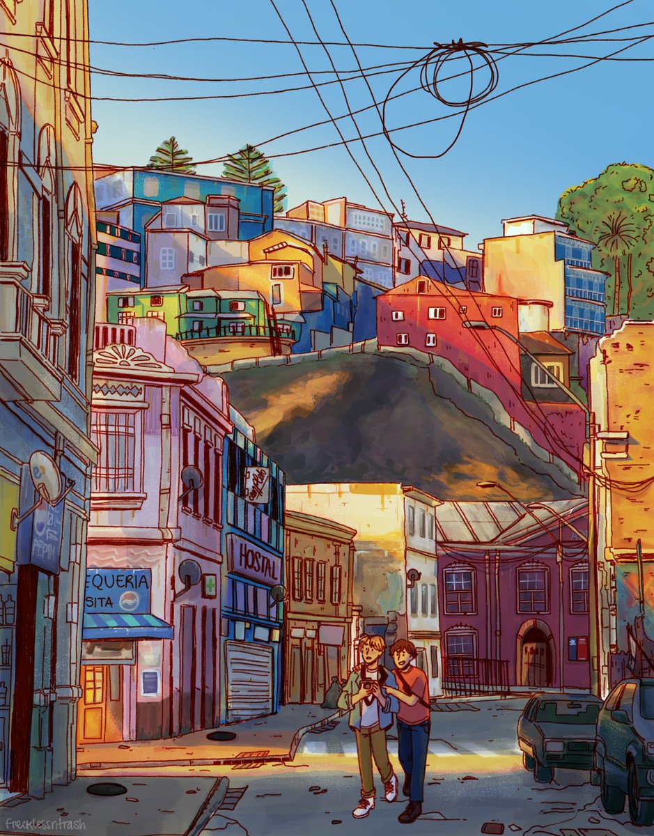 frecklessntrash's tweet image. Valparaíso, puerto principal 🎶

#argchi #latinhetalia