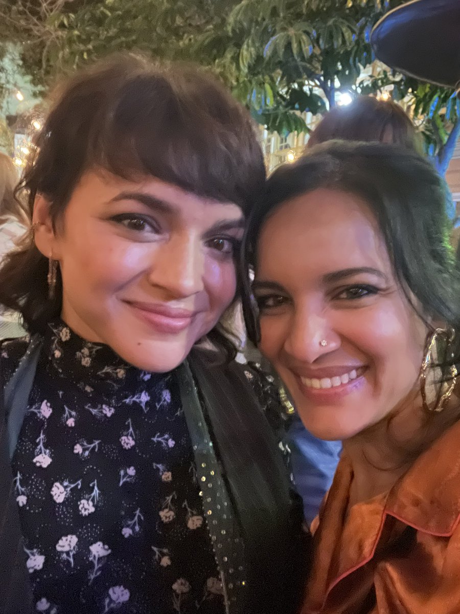 ShankarAnoushka's tweet photo. Been too long since I got to hug my radiant sister @norahjones in person. Not our first rodeo being Grammy-nominated simultaneously, but might it already promise to be the most fun? 

@recordingacademy @PaulMcCartney @ringostarrmusic @StellaMcCartney @PoornaJags https://t.co/v0vQrOcWfk