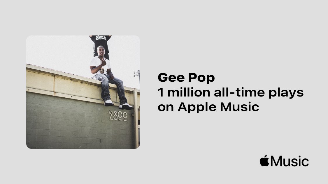 RaySkiTheKing's tweet photo. Wtf niggas really did a million plays on @AppleMusic ! We done prayed and worked for shit like this. People died on this journey tryna make something shake in Berkeley! #LongLiveAyeGee ! Gee Pop the mouthafuckin truth. We done put so much into this shit fr. And we still got more! https://t.co/eqj5WqzjgV