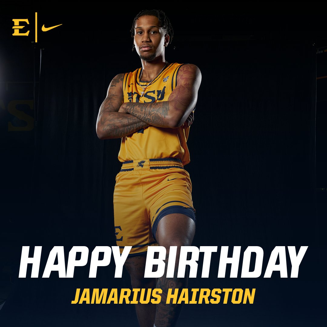 Wishing Jamarius Hairston a Happy Birthday! 🎈🎂🎁

#DRRE | #ETSUTough | <a href="/thewalkingbuck/">the walking bucket ™</a>